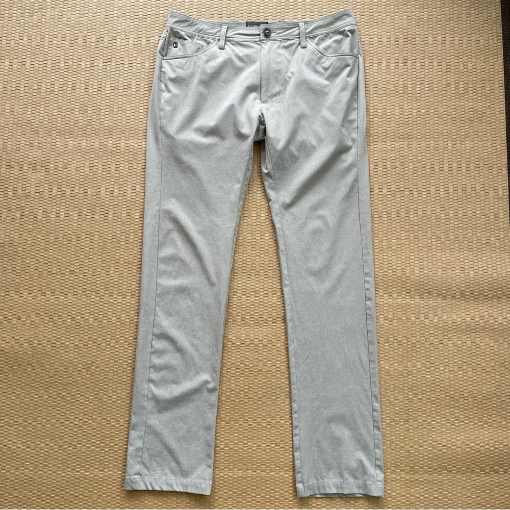 COPY - Linksoul Boardwalker Chino Men’s 33 x 33 Light Gray/Khaki 5 Pocket Stret…